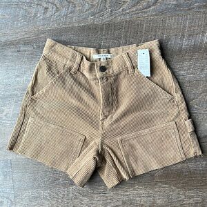 Pacsun Tan Corduroy Women's Shorts
